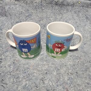 M&M's Golf Themed‎ Mugs Set